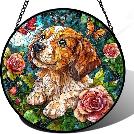 Attrape-lumière en vitrail 25 cm – Décoration maison (1/3)