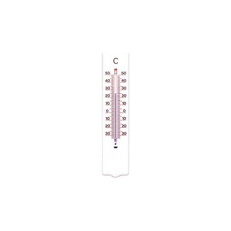 Innen-/Außenthermometer Weißer Kunststoff 200mm