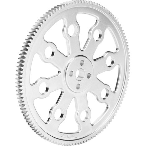 Engrenage à trou rond 120 dents haute précision en alliage de zinc, pièces pour robots industriels, diamètre intérieur 8 mm (1/5)