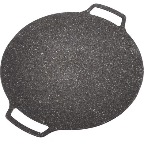 Poêle à Griller Carrée de Style Coréen, Plaque de Barbecue Coréenne Poêle à Frire Circulaire Antiadhésive pour Cuisinière Extérieure à la Maison(Universal Type 36cm) (1/5)