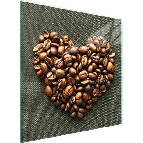 Protezione in vetro per piano cottura 50x52 Caffè (1/5)