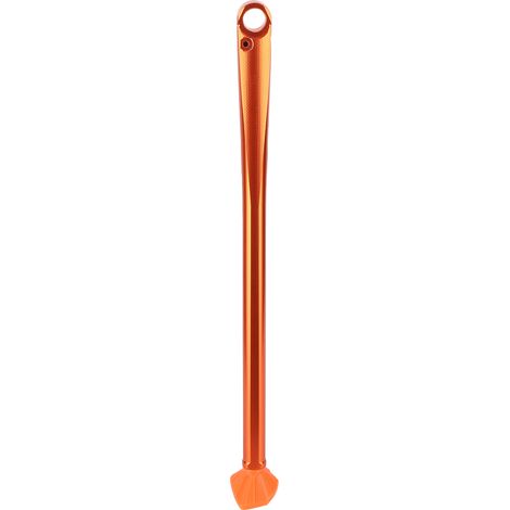 CNC-gefräster Seitenständer aus Aluminiumlegierung mit Federzubehör, passend für Husaberg FE 501 FE 250 FE 390 (orange Stange, oranger Fuß) (1/5)