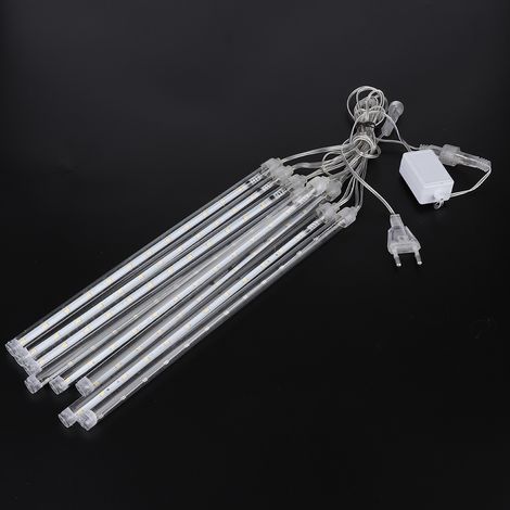 Guirlande lumineuse cascade étanche à 144 LED, décorative pour cour ou maison, prise UE 220 V, jaune (1/5)