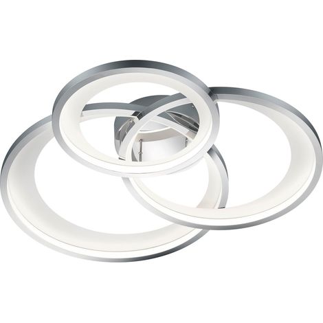 Plafoniera da Interno a led in Metallo Cromo (1/3)