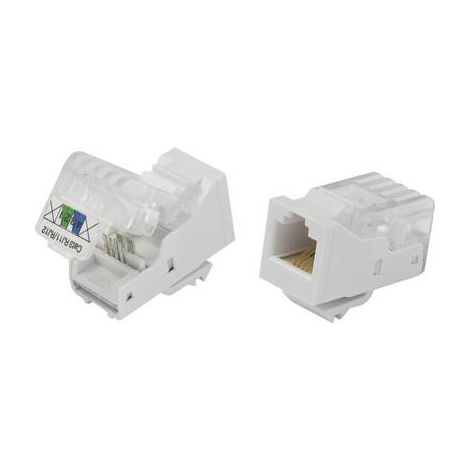 Fiche modulaire femelle, sans outils TRU COMPONENTS 817968 RJ14 femelle, droit naturel 1 pc(s) (1/2)