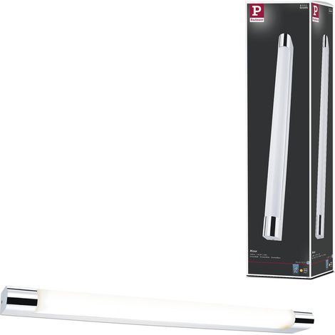 plafonnier LED éclairage de miroir incl. 1x10,5 watts IP44 éclairage de plafond Chrome, Blanc, Métal, Acryl 3000 K (1/5)