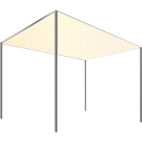 Couverture de remplacement de toit de tente d'ombrage imperméable 300D d'extérieur avec Velcro