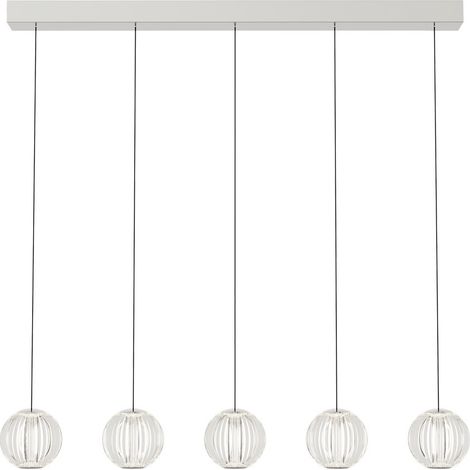 Ideal Lux DIAMOND Plafonnier suspendu à barre LED transparent 3000K