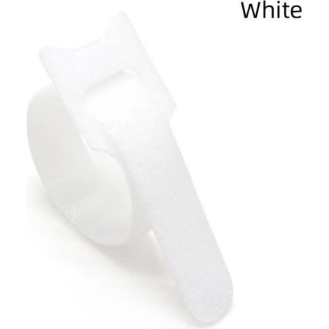 Attache De Câble - Nylon - 200 Mm - Réutilisable - Blanc - Pack De 100 Pièces