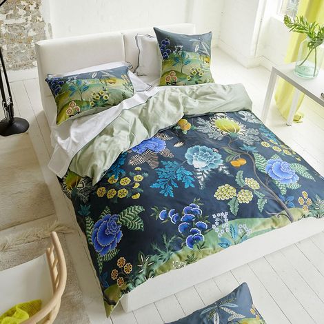 Housse de Couette, Brocart Indigo, 200 x 200 cm (1/4)