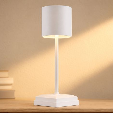 LED Tischleuchte Tischlampe Ladestation Arbeitszimmerlampe Touchdimmer H 32 cm (1/5)