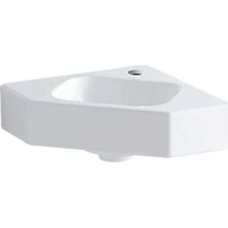 Geberit iCon Eckhandwaschbecken 330 mm, weiß, 124729000 (1/5)