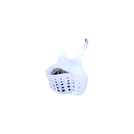 Cestino sospeso per lavabo da bagno e cucina, gancio per rubinetto con staffa, fori di drenaggio, sacchetti per rubinetto, filtro per riporre oggetti, organizer, accessori, colore casuale - Crezuo