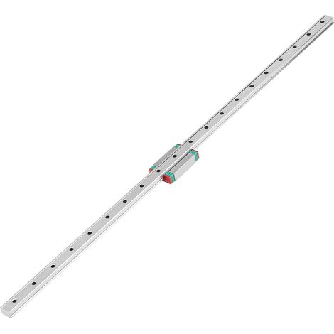 Bloc de guidage miniature précis pour rail coulissant linéaire 500 mm (1/5)