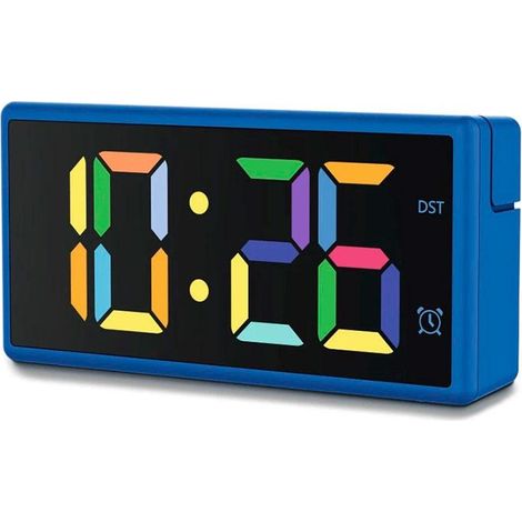 Hama Ibiza Orologio Digitale Blu con Porta USB