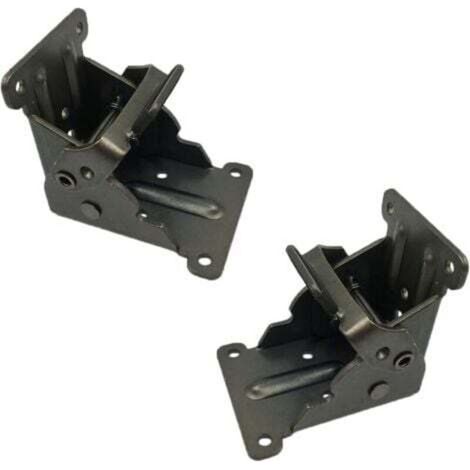 Supports pliables - charnières autobloquantes - ferrures et soufflets pour pieds - pour pieds pliants,établis pliants,buanderie,garage,bateau (1/4)