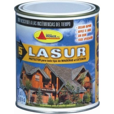 Protector mad ext 750 ml nogal lasur agua promade