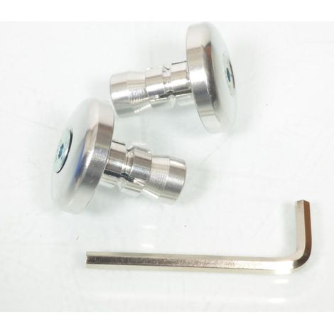 Vicma-Lenkerendstück aus poliertem Aluminium, Ø 14 mm, für (1/4)
