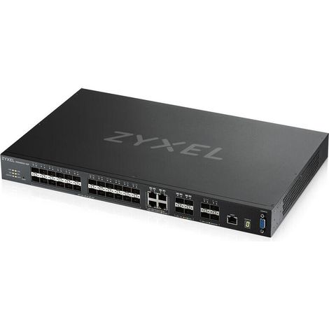 Conmutador Gigabit de 28 puertos Zyxel (XGS4600-32F), negro (1/4)
