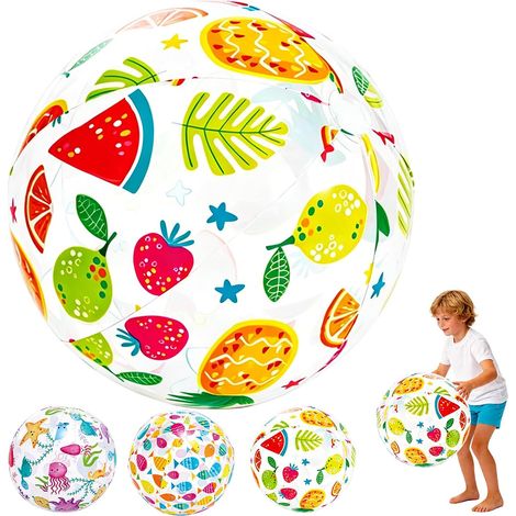 POPOYU 20 in Inflatable Beach Balls for Swimming Pool Pool Beach Toys for Summer Decorations (1/5)