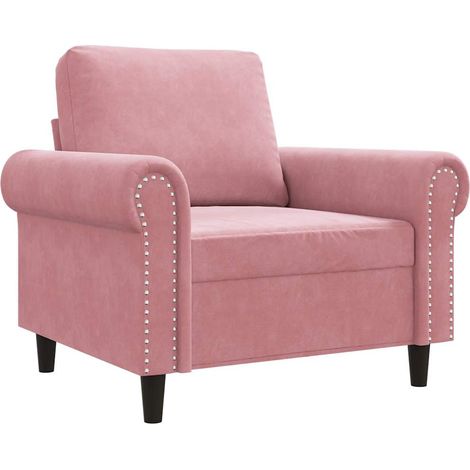 Fauteuil relax  Fauteuil Rose 60 cm Velours (1/5)