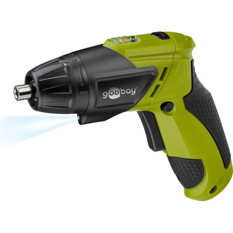 Goobay 71880 taladro 230 RPM Sin llave 570 g Negro, Verde