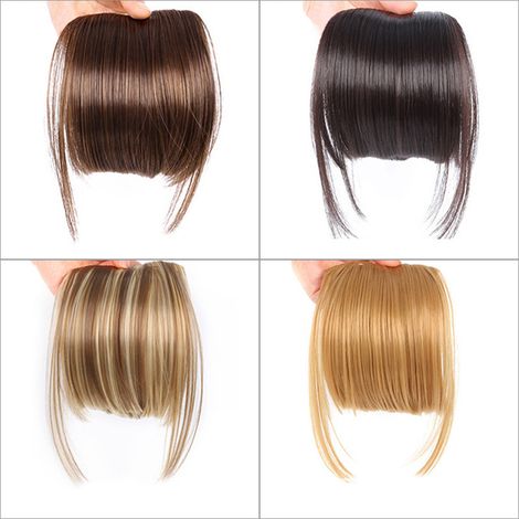 Franges à clip pour toutes formes de visage - Mèches de cheveux à attacher facilement (1/3)