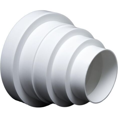 Universal reducer for ventilation systems Ø 80-150 mm. Reducer connection reduction tube Ø 80 100 120 125 150. Ventilation duct (1/4)