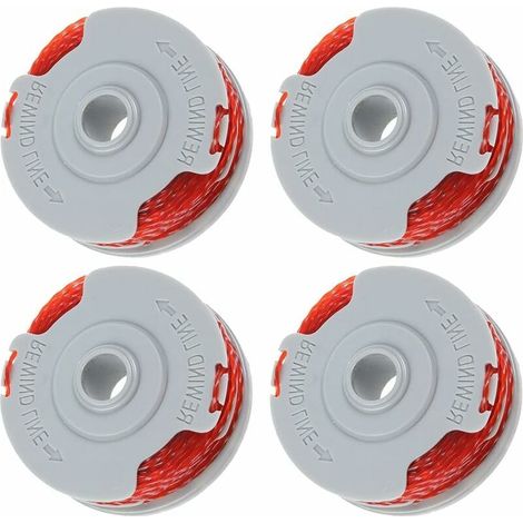 Lot de 4 Bobine Fil Coupe Bordure pour Flymo FLY021 Bobine de Fil Debroussailleuse Bobine de Rechange pour flymo Coupe Bordure 36ft/1,5 mm (1/5)