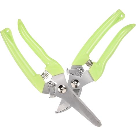 1 ensemble de sécateurs de jardin en acier inoxydable, sécateurs ergonomiques pour plantes, outils de jardinage pratiques pour une taille précise des branches, 2 pièces (1/5)