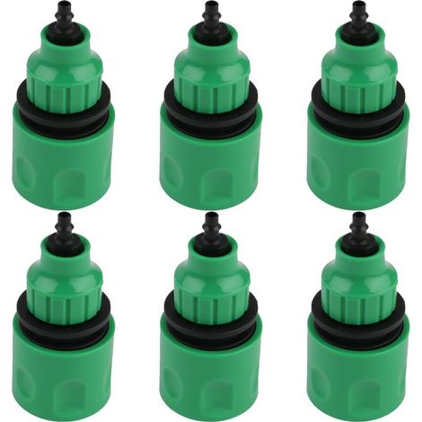 6 Pièces Raccords de Tuyau D'arrosage en Plastique 4/7 et 8/11 Connecteur Tuyau Arrosage Micro pour 4-9mm Raccord Rapide Sens Adaptateur Robinet Raccord pour D'irrigation Jardin (1/5)