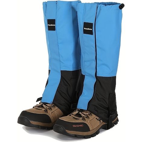 1 paire de protège-jambes — équipement de protection réglable adapté aux sports et aux travaux en extérieur. (1/5)