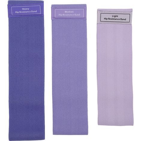 3 bandes de résistance antidérapantes, épaisses et respirantes, 3 niveaux de charge différents, pour jambes et bras, lot de 3 pièces (1/5)