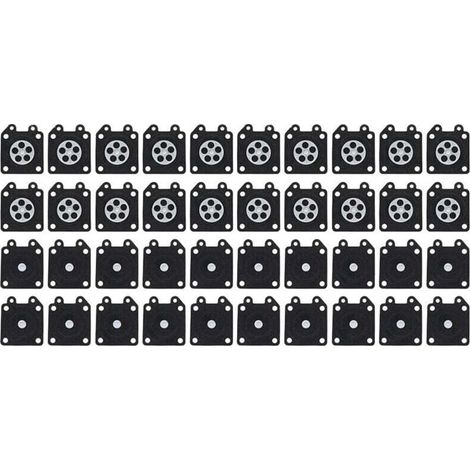 40 PièCes TronçOnneuse Carburateur Dosage Diaphragme pour 95-526 500 3800 4500 5200 5800 Kit de Joints D'Assemblage Voiture (1/4)
