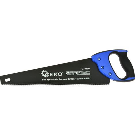 Geko Scie de menuisier 400 mm lame acier Teflon (1/3)