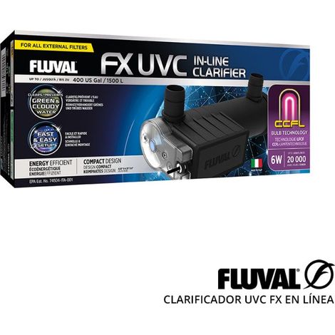Clarificador UVC 6W para filtro Fluval FX