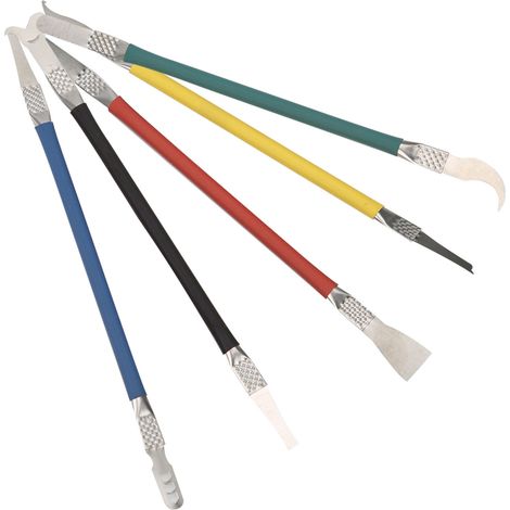 5 Pièces Grattoir en Aluminium pour Réparation d'Écran de Téléphone, Outils de Démontage Électronique