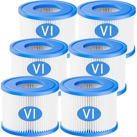 Spa Filtre de Remplacement pour Type VI 6 Pack (1/5)