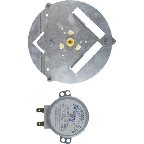 Plaque de support tournante pour micro-ondes adaptée à un