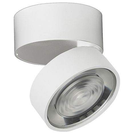 Hole Applique/Plafoniera LED 7W 3000K CRI90 38° IP20 Bianco - Rossini Group Illuminazione da parete o soffitto orientabile di design (1/5)