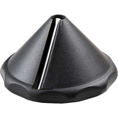 Triangle coltello spirale liscio, lama inox qualità professionale