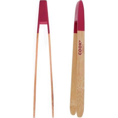Pinza da portata in bambù ROSA/ROSSO (1/3)