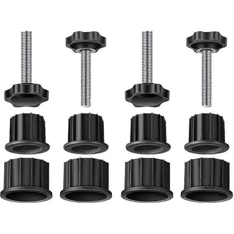 Support universel pour parasol avec anneaux de fixation et bouchon pour cour (1/4)