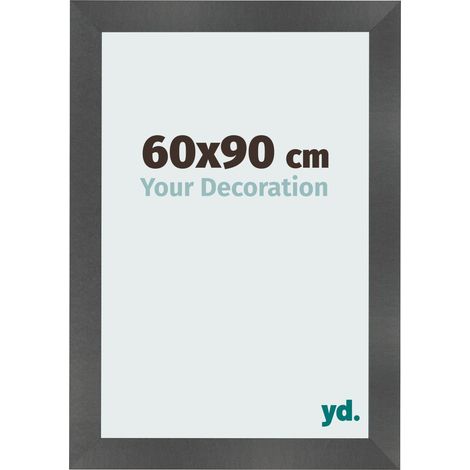 yd. - Cadre photo 60x90 - Noir Mat - MDF - Pisa (1/5)