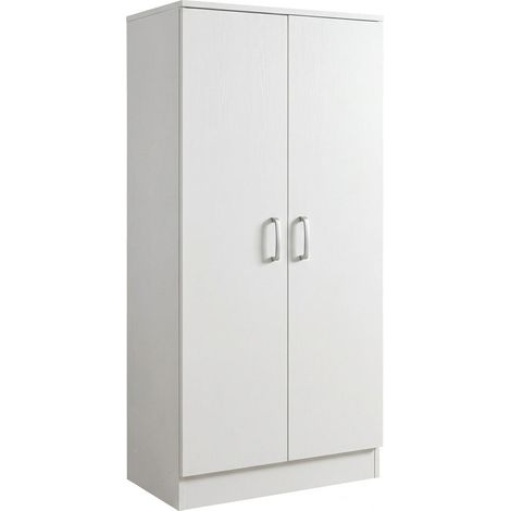Mobile Multiuso Salvaspazio Armadio Scarpiera Dispensa Bagno Legno bianco