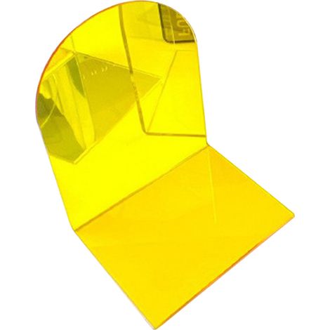 Dekorative Acryl-Buchstützen – Paar rutschfeste, transparente, 120 mm lange Buchstützen für den Bürogebrauch – Sichern und ordnen Sie Ihre Bücher (1/5)