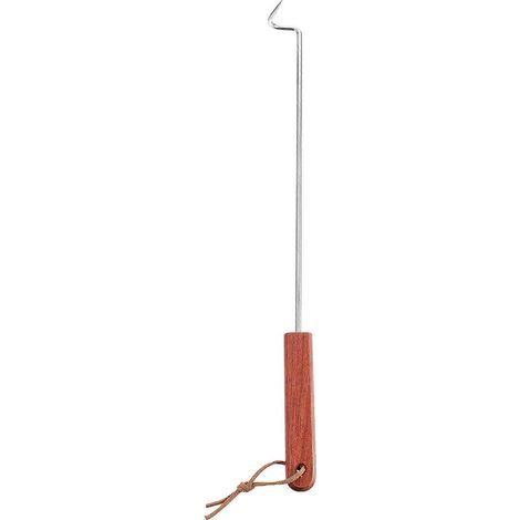 Spatule à aliments en acier inoxydable pour barbecue, crochet de retournement, accessoire de cuisine-44X3X5.5CM (1/4)