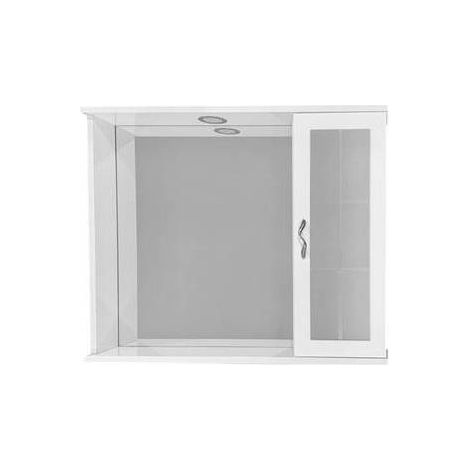 SPECCHIO MOD. FEDRA 1 ANTA A SPECCHIO Misura: Bianco LxHxP 72x60,5x16