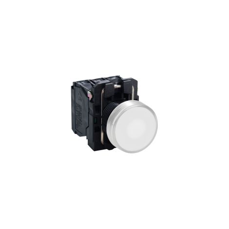 Harmony bt-pous lumineux blanc Ø22 - impulsion - 24V - 1O+1F  - XB5AW31B5 (1/3)