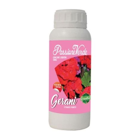 Engrais liquide Greenwall pour gA raniums 500 gr en bouteille avec formule amA liorA e